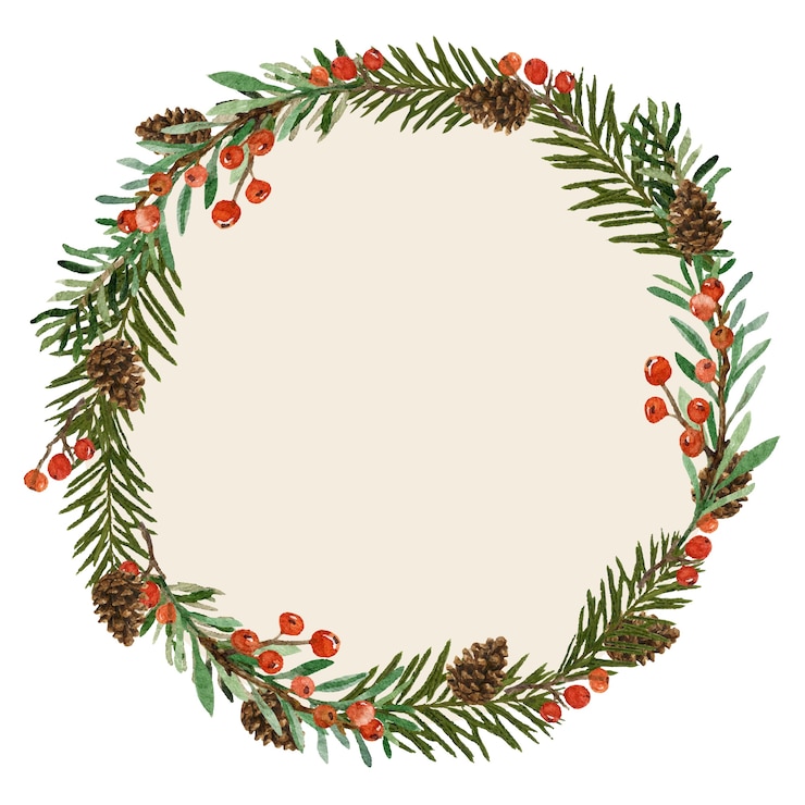 PSD gratuito elemento de navidad de acuarela aislado