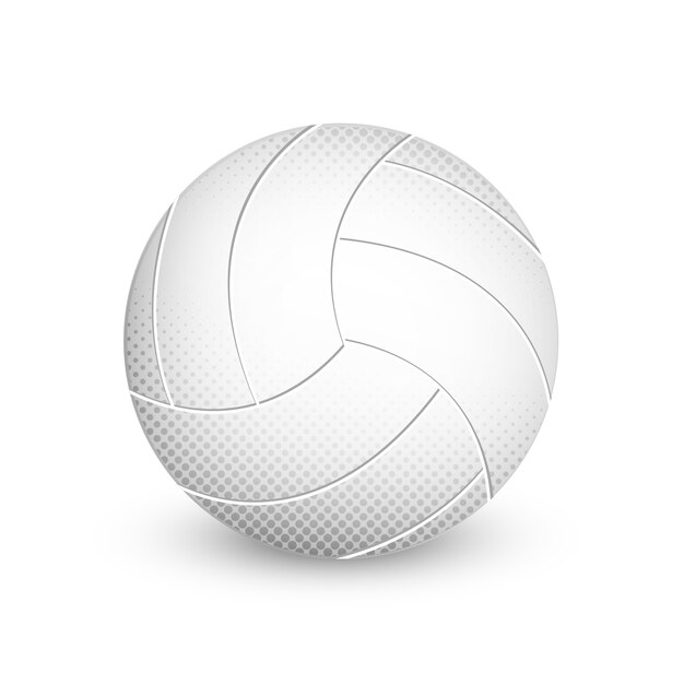Elemento de pelota deportiva realista