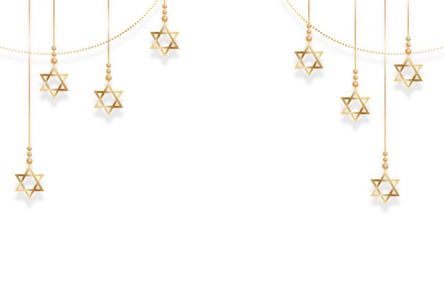 El elemento realista de Hanukkah aislado