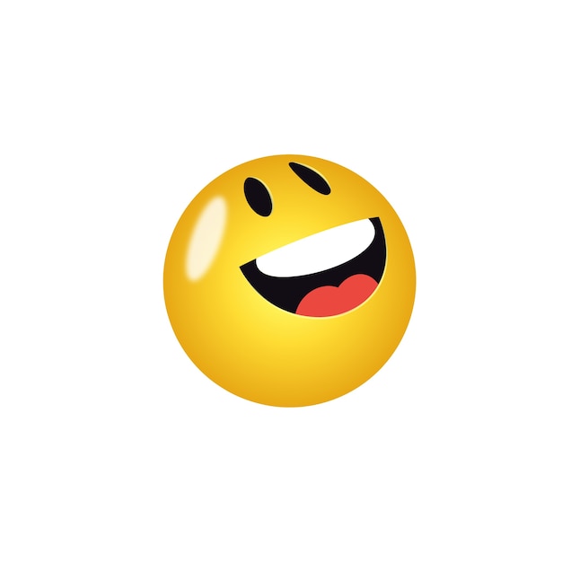 Emoji 3D isolati