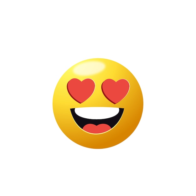 Emoji 3D isolati