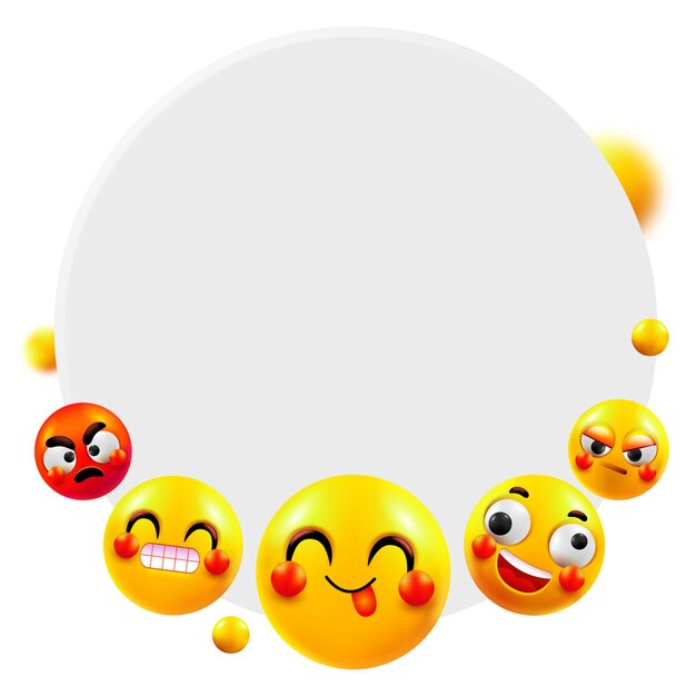 Emoji frame-element geïsoleerd