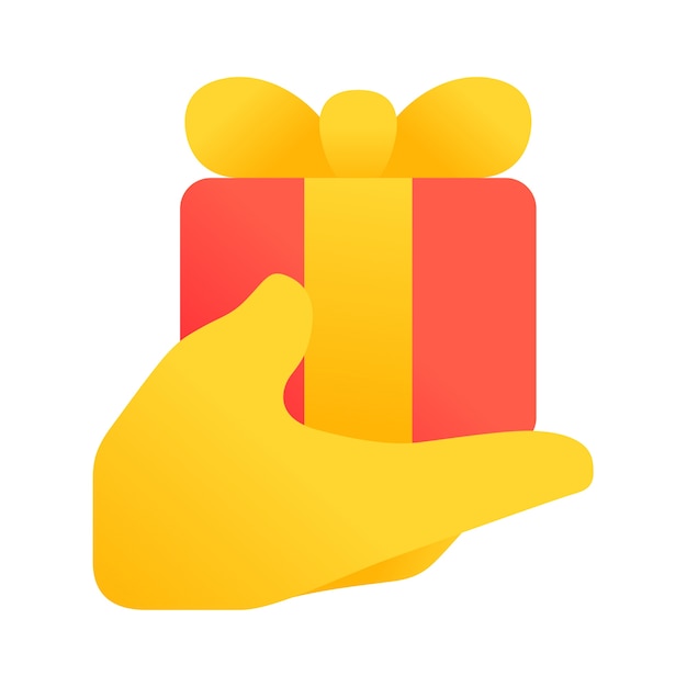 Emoji mano aislada