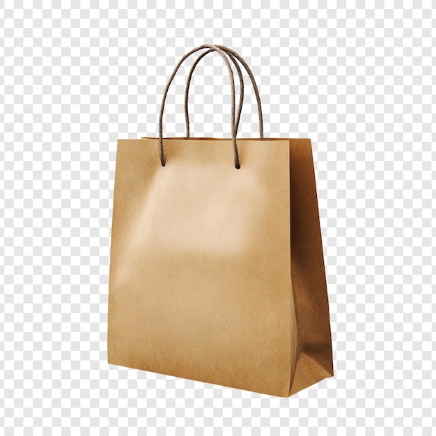 Empaque minorista ecológico para bolsas de compras de papel Kraft