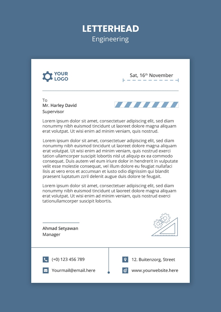 PSD Gratis engineering leaderboard banner template design