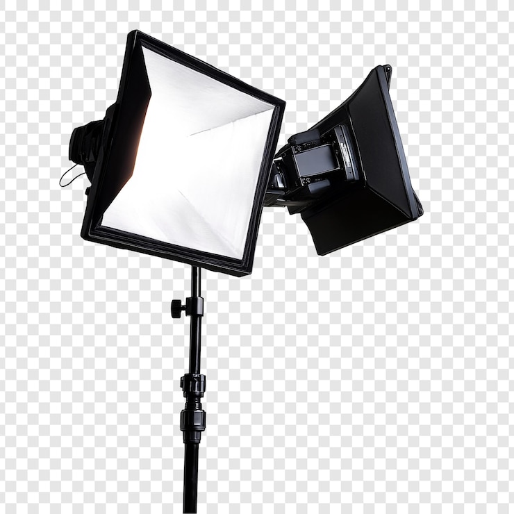PSD gratuito equipaggiamento di studio di illuminazione per fotografia professionale