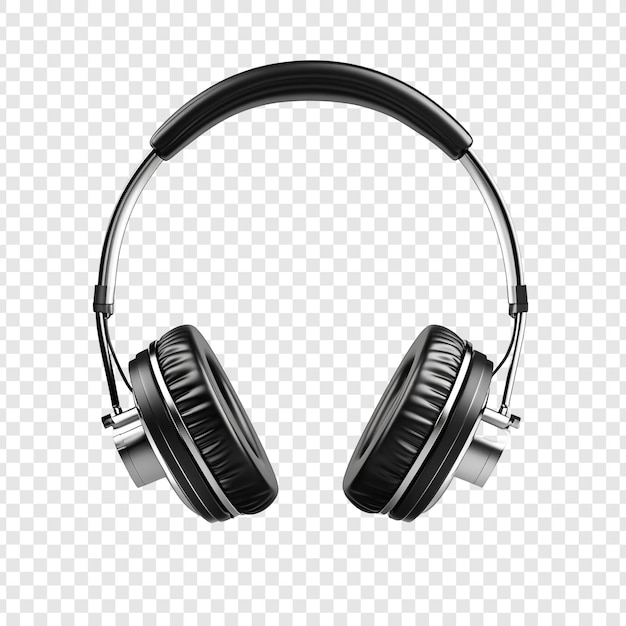Escuchas negras elegantes Experiencia de audio inmersiva