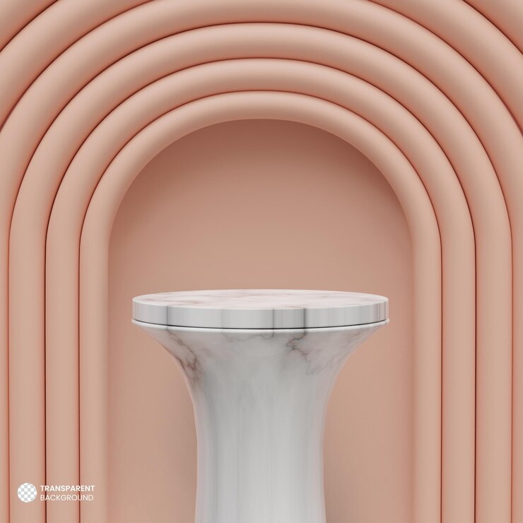 PSD gratuito esposizione del prodotto sfondo del podio 3d