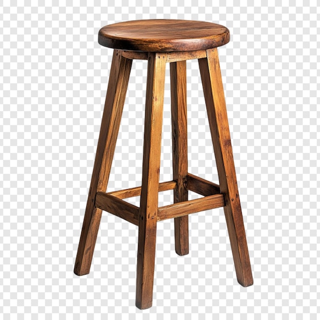 Estol de bar de madera rústico Un diseño clásico