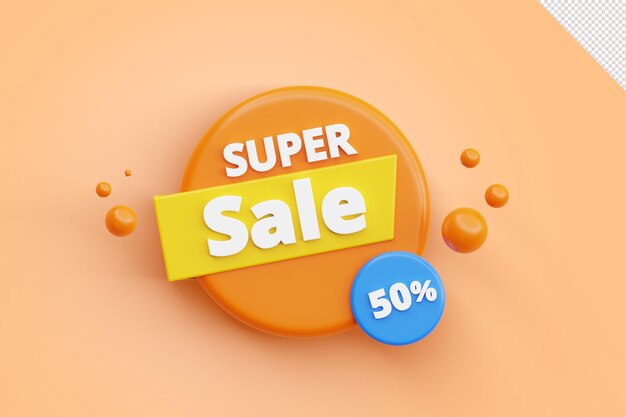 Etiqueta naranja y amarilla que dice super oferta.