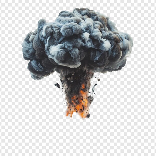 Explosión apocalíptica Una representación en 3D de una explosión masiva