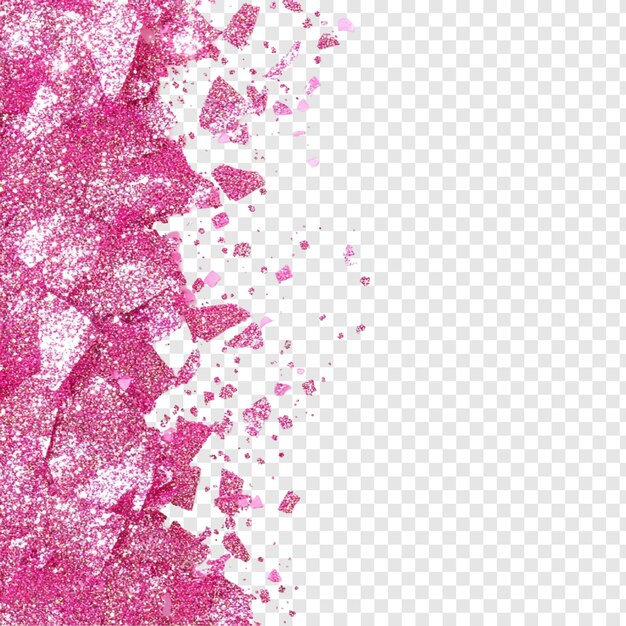 Explosión de brillo rosado un diseño abstracto brillante
