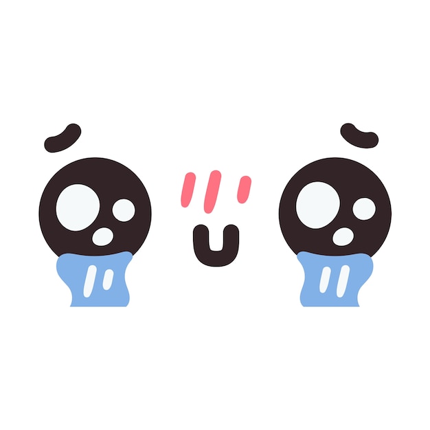 Expresión facial de Kawaii