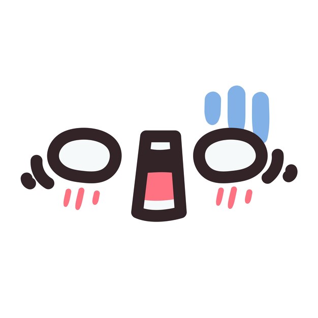 Expresión facial de Kawaii
