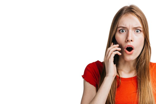 Expressieve vrouw gebaren