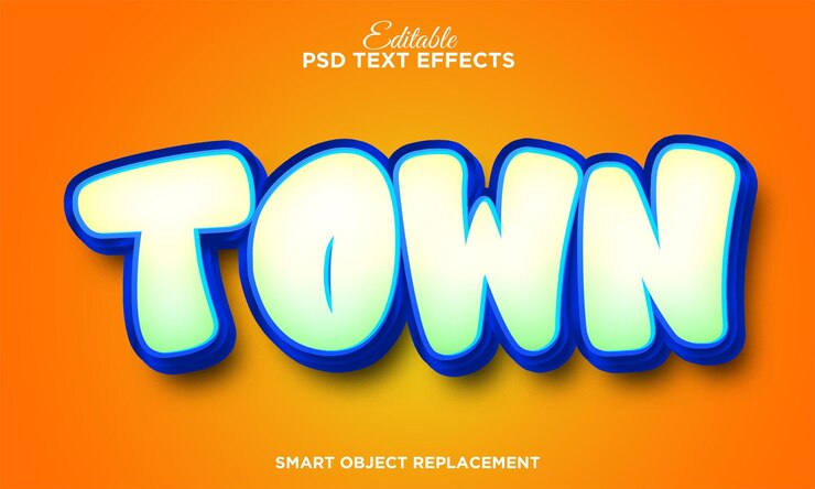 PSD Gratis fancy cartoon text effect