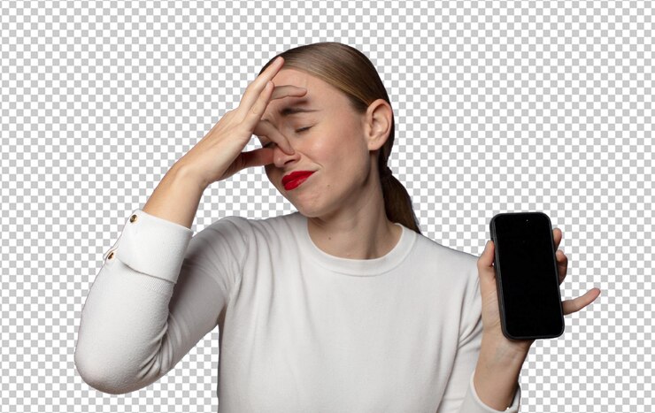 PSD Gratis feeling disgusted holding nose to avoid smelling a foul and unpleasant stench
