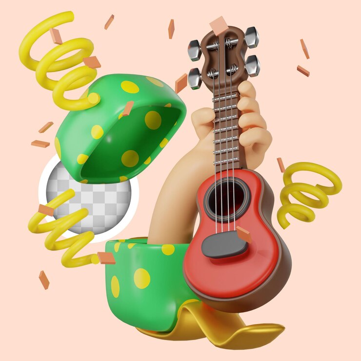 PSD Gratis festa junina celebration have music and confetti