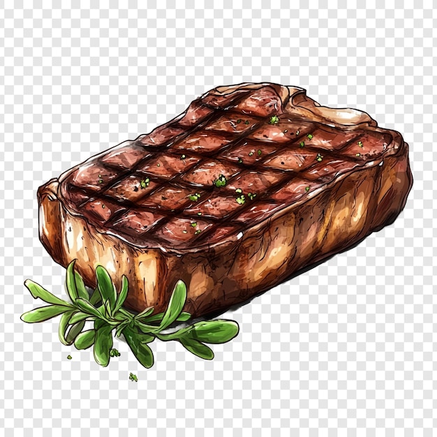 Un filete a la parrilla con romero una obra maestra culinaria