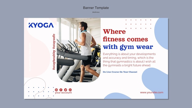 Fitness wellness-banner