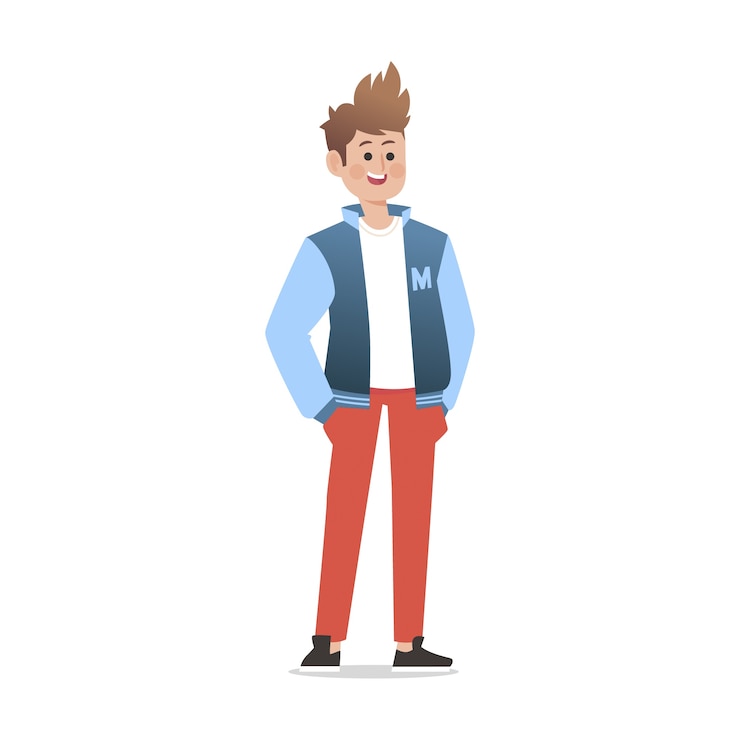 PSD Gratis flat man character