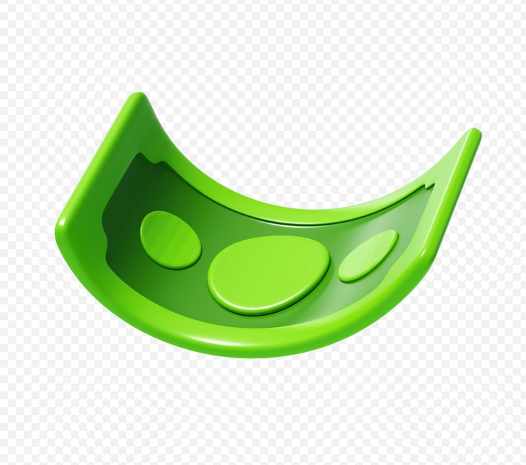 PSD Gratis floating money sheet icon 3d illustration