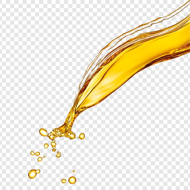 Flujo dinámico de líquido dorado de salpicaduras abstractas de flujo de petróleo