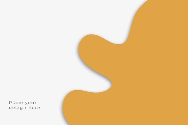 Fondo abstracto amarillo de ondas que fluyen dinámicas