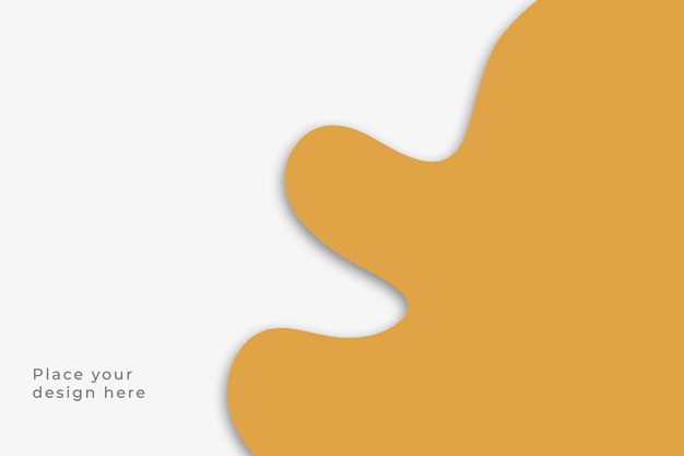 Fondo abstracto amarillo de ondas que fluyen dinámicas