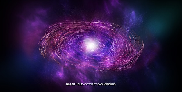 Fondo de agujero negro