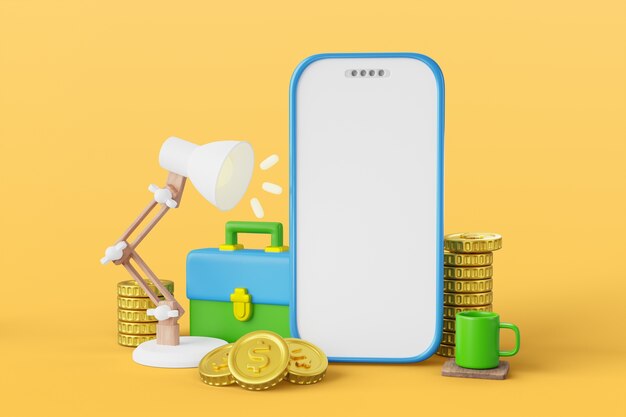 Fondo de banner en blanco de ventas de negocios