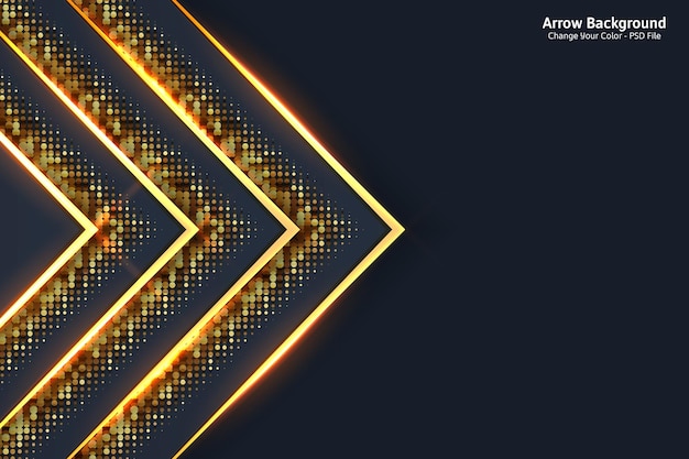 Fondo en capas negro abstracto con efecto de semitono dorado Brillo punteado destellos brillo textura