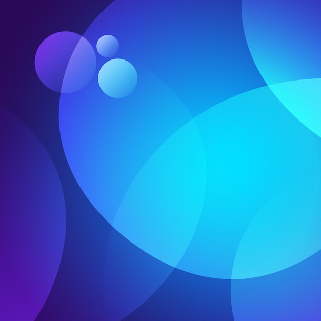 Fondo con círculos azules