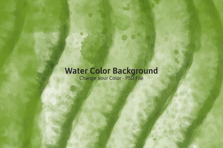 PSD gratuito fondo de color de agua color editable