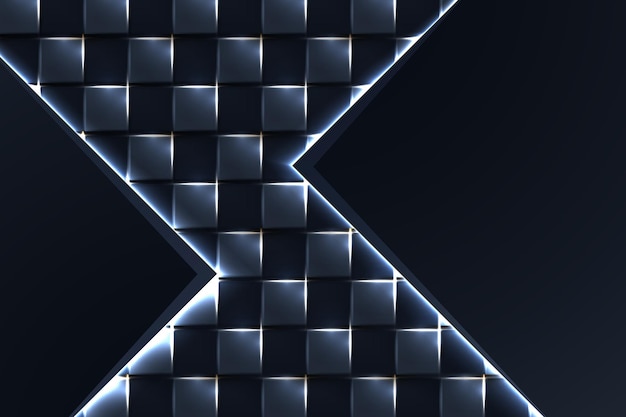 Fondo colorido con fondo de iluminación cuadrada