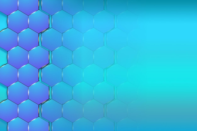 Fondo de concepto de innovación de diseño de patrón de textura hexagonal de trabajo de sistema de tecnología abstracta