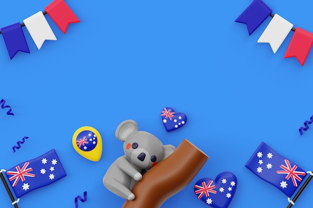 Fondo del día de Australia