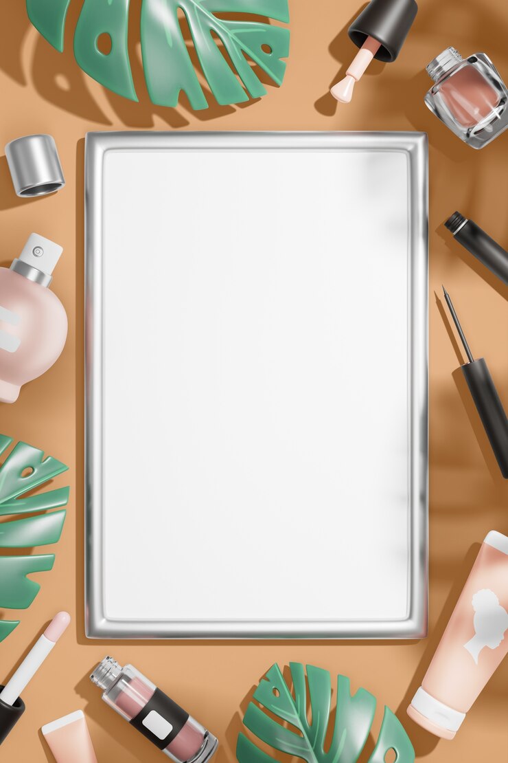PSD gratuito el fondo del estandarte en blanco de la venta de belleza