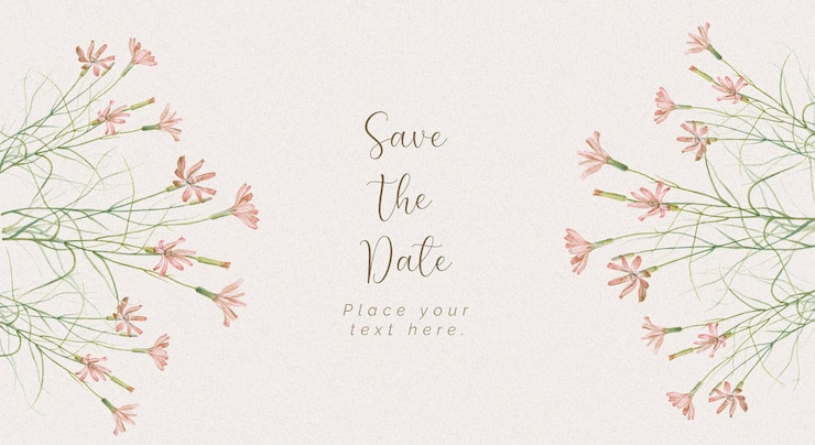 PSD gratuito fondo floral con hermosas flores y hojas aisladas