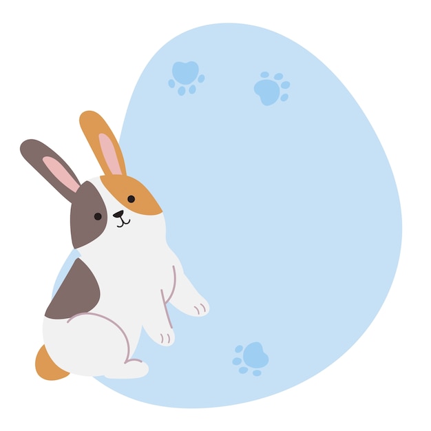 Fondo de mascotas dibujado a mano