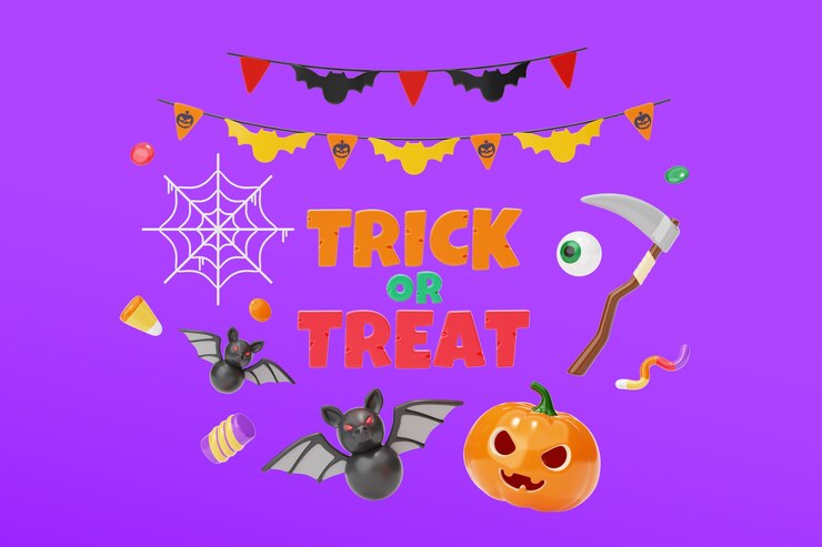 PSD gratuito fondo de naturaleza muerta de halloween
