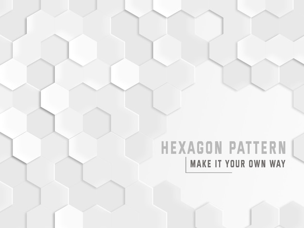 Fondo de patrón hexagonal