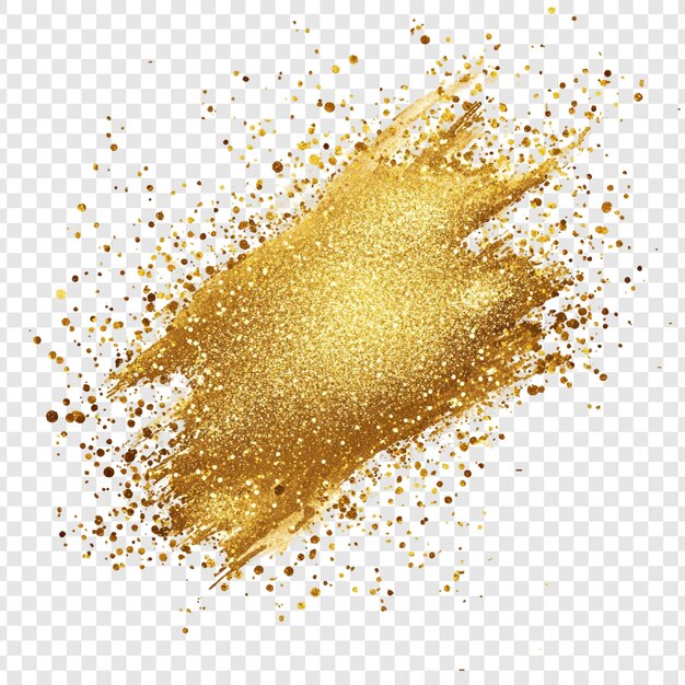 El fondo del resumen de la pincelada de brillo dorado