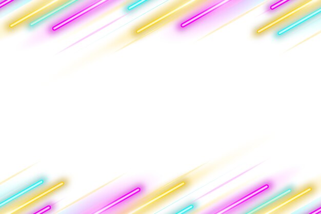 Fondo de señal de neón aislado