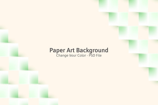 Fondo de textura cuadrada moderna abstracta Estilo de arte de papel 3d que parece un diseño arrugado