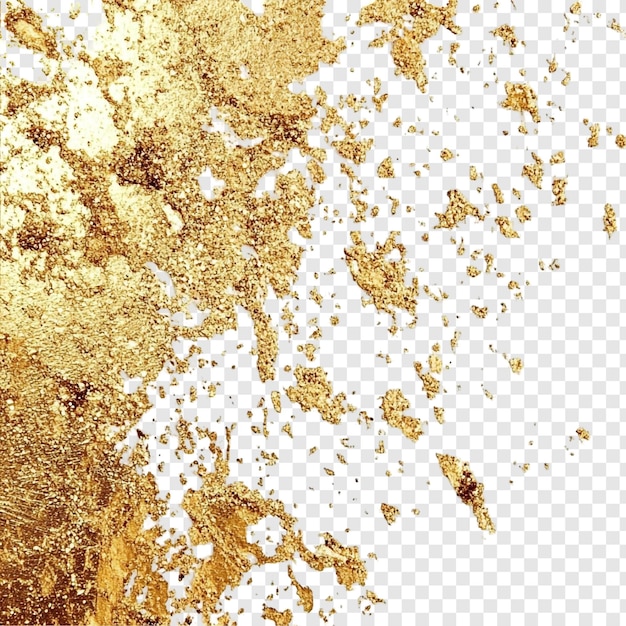 El fondo de la textura de oro de Golden Splatter Abstract