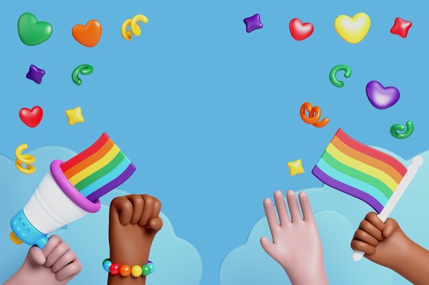 Fondo de ventas del mes del orgullo