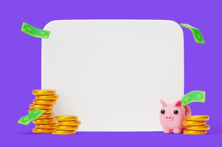 PSD gratuito fondo de ventas de pancartas en blanco de dinero