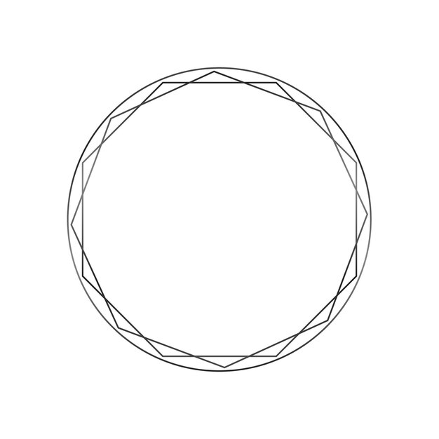 Forma de círculo negro