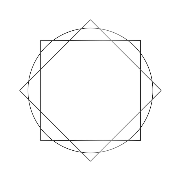 Forma de círculo negro